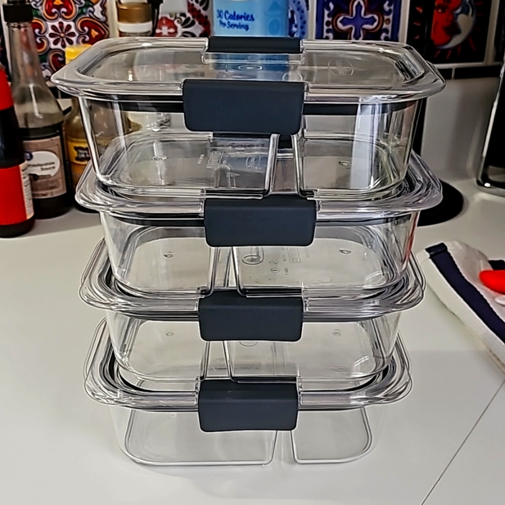Rubbermaid 4Pk Meal prep